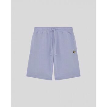 Lyle & Scott Short ML414VOGT PLAIN SWEATSHORT-Y128 BUBBLE BLUE para hombre
