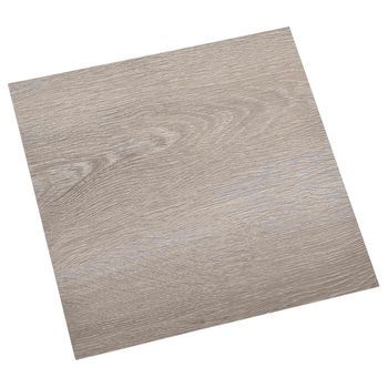 Tablones De Suelo Autoadhesivos Gris Topo 30,5 X 30,5 Cm Vidaxl