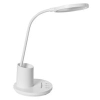 lampara de escritorio led para oficina ajustable regulador de intensidad continuo modos cct blanco vela