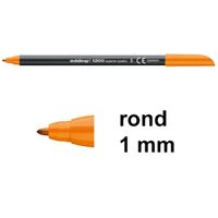 edding 1200 rotulador naranja de punta redonda 1 mm