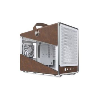 Torre Montech Heritage Pro White Micro-ATX 1x USB-C 4 Ventiladores 400mm GPU Vidrio Templado