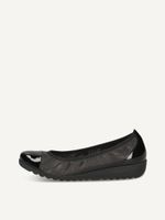 caprice ballerina black made of leather size 40