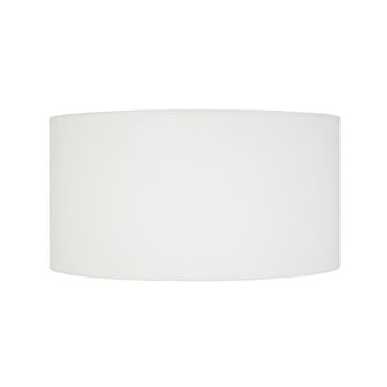 Pantalla de lámpara tela blanco