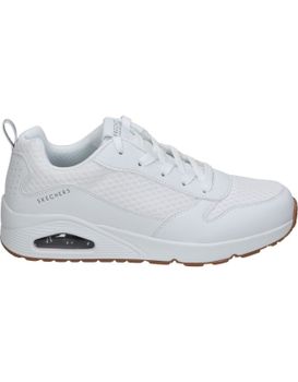 Zapatillas Para Mujer De Cuña Skechers 403667l-wht En Blanco 38