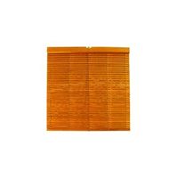 jardin202 - persiana de madera alicantina con polea metalica - estor enrollable para ventanas puertas salon  95 x 240 cm naranja barnizada  95 x 240 cm naranja barnizadajardin202