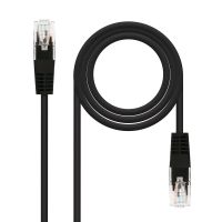nanocable cable de red rj45 utp awg24 cat 5e 3m negro