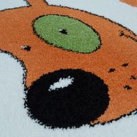 alfombra infantil die lieben sieben blanco 160 cm redondo