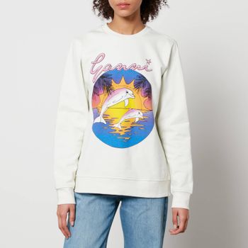 Ganni x Coggles Isoli Dolphin Organic Cotton Sweatshirt - S