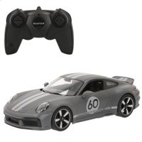 coche radiocontrol rastar porsche 911 sport classic 116 38x19x17 cm gris