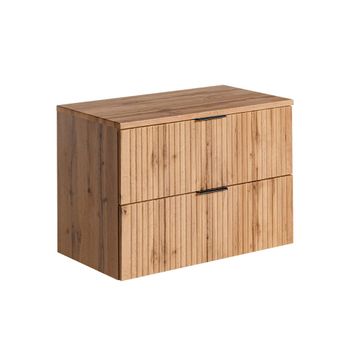 Mueble bajo lavabo 80cm encimera tableros de melamina y mdf madera