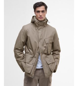 Barbour international para hombre. MWB1147 Chaqueta Endley beige (XXL), Casual, Algodón