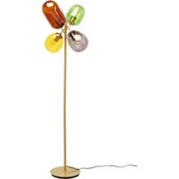 lampara de pie 160 cm de vidrio multicolor