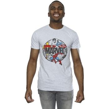 Marvel Camiseta Character Circle para hombre