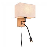 aplique de pared con lector led nilam 31w