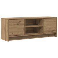 mueble para tv madera de ingenieria roble artisan 102x30x375cm vidaxl
