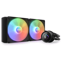 refrigeracion liquida nzxt kraken 280mm  rgb fan  negro  display lcd