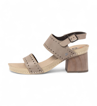 Art para mujer. 1186411EW003_039 Sandalias de Piel 1864 Wish gris (42), 5 a 8cm, Hebilla, Casual