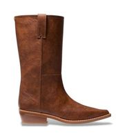 michael kors para mujer 40t6frmb6l botas de piel farren marron 38 3 a 5cm cremallera casual