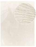 alfombra de piel lelystar crema 200x280 cm