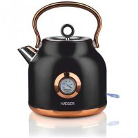 haeger art deco black hervidor de agua 17l 2200w