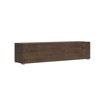 Mueble De Tv Abatible Con Paso De Cables L.173,6 H.40 P.39,2 Con Patas De Nogal