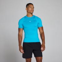 camiseta interior de manga corta para hombre de mp - azul power - l