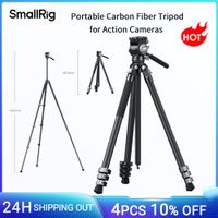 tripode portatil de fibra de carbono smallrig para camaras de accion cabezal para camaras dslr y sin espejo con soporte para smartphone -5885