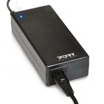 Adaptador de corriente Port Designs 900007-HP 90 W para portátiles HP negro