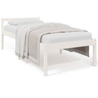 cama senior individual sin colchon blanco 90x190 cm vidaxl