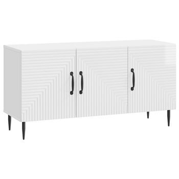 Mueble De Tv Brillante 99 X 34,5 X 50 Cm Madera De Ingeniería Vidaxl