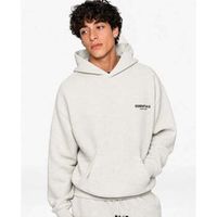 fear of god jersey essentials ss22 hoodie light oatmeal para hombre