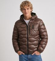 blauer para hombre 26wbluc03064 chaqueta acolchada wave marron m casual poliamida