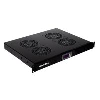 aiten data termostato digital 1u para armario rack 19 con 4 ventiladores de 120 mm