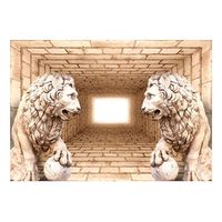 papel pintado 3d - mystery of lions 400x280 cm