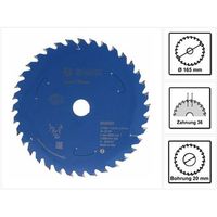 bosch hoja de sierra circular expert for wood 165 x 10 x 20 mm  36 dientes  2608644508 