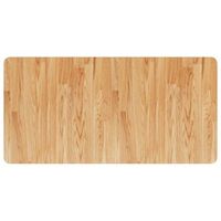 encimera bano  mueble de bano madera maciza tratada marron claro 100x50x25 cm