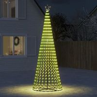 arbol de navidad  decoraciones de navidad cono de luz 688 leds blanco calido 300 cm cfw892791