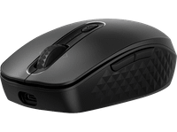 raton inalambrico - hp 690 cable usb-c 6 botones ajustables bluetooth 4000 ppp 4 meses de bateria negro