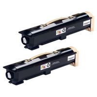 compatible multipack xerox phaser 5500 printer toner cartridges 2 pack -113r00668