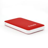 tooq tqe-2528r caja externa usb 31 roja para disco duro 25 sataiii