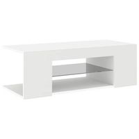 mueble de tv con luces led blanco 90x39x30 cm vidaxl