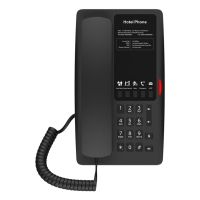 telefono ip fanvil h4w negro con wi-fi y 2 lineas