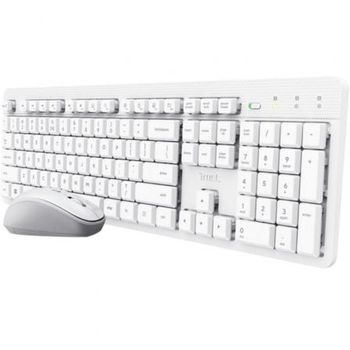 Teclado de membrana Trust Ody II Layout ES inalámbrico ratón silencioso USB pila