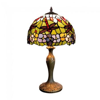 Lámpara de sobremesa compact cristal tiffany