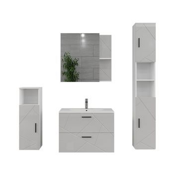 Conjunto De Mueble De Baño Irma 5 Partes Vicco