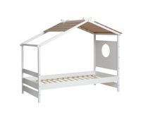 cama cabana madera blanco 90x190cm