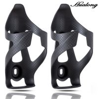 hualong-portabotellas de nailon para bicicleta soporte para botella de agua de fibra de carbono para carretera mtb bicicletas de grava botella de agua para bicicleta taza de bebida ho