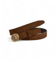pepe jeans para mujer pl020873 cinturon celeste marron s casual piel