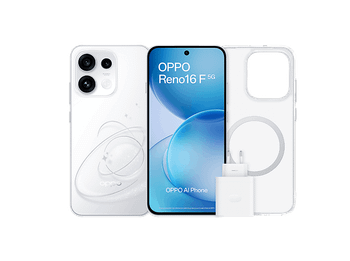 OPPO Bundle Reno16 F, Blanco, 256 GB, 8 GB RAM, 6.57