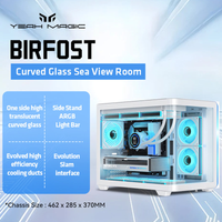yeah magic bifrost matx-funda para pc carcasa para ordenador de escritorio chasis para habitacion con vista al mar carcasa para pc tira de luz argb soporte 360 refrigerado por agua